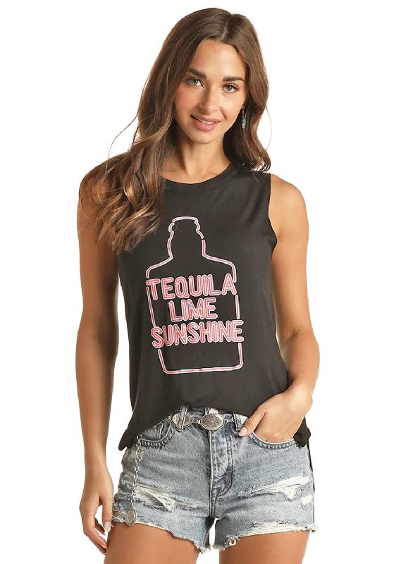 Celebrity Must-have Women's Rock & Roll Cowgirl Tank #RRWT20RZMW