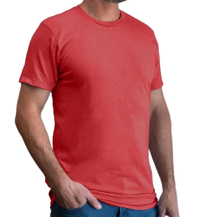 Retro Literary Style Classic Cotton Blend Crew Neck T-Shirt - Fall Colors