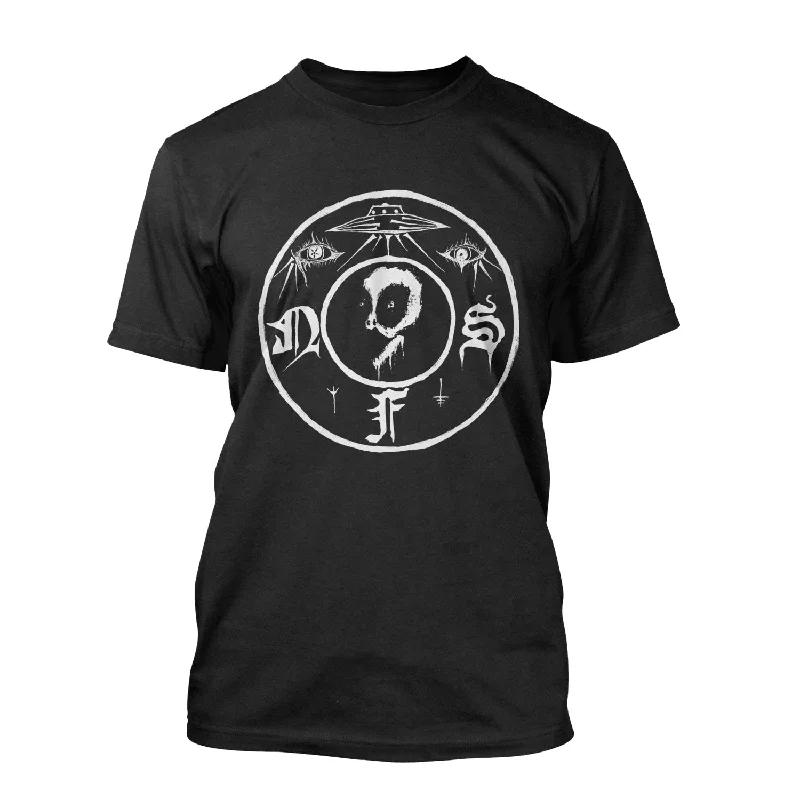 Classic Style New Skeletal Faces "UFO Logo" T-Shirt