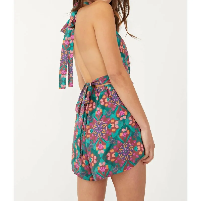 Exquisite Embroidery Free People - Coral Tides Romper
