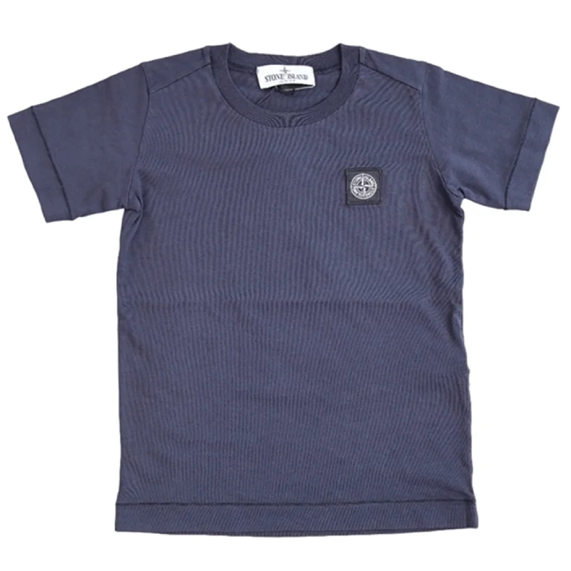 Sporty Elegance Stone Island T-shirt Navy Blue