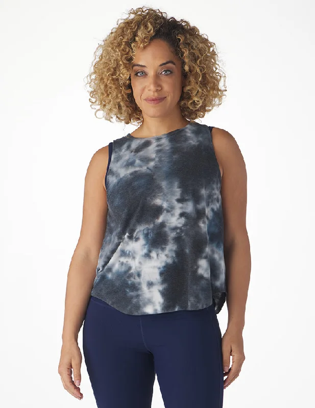 Floral Prints Electric Tank: Nautical Wash