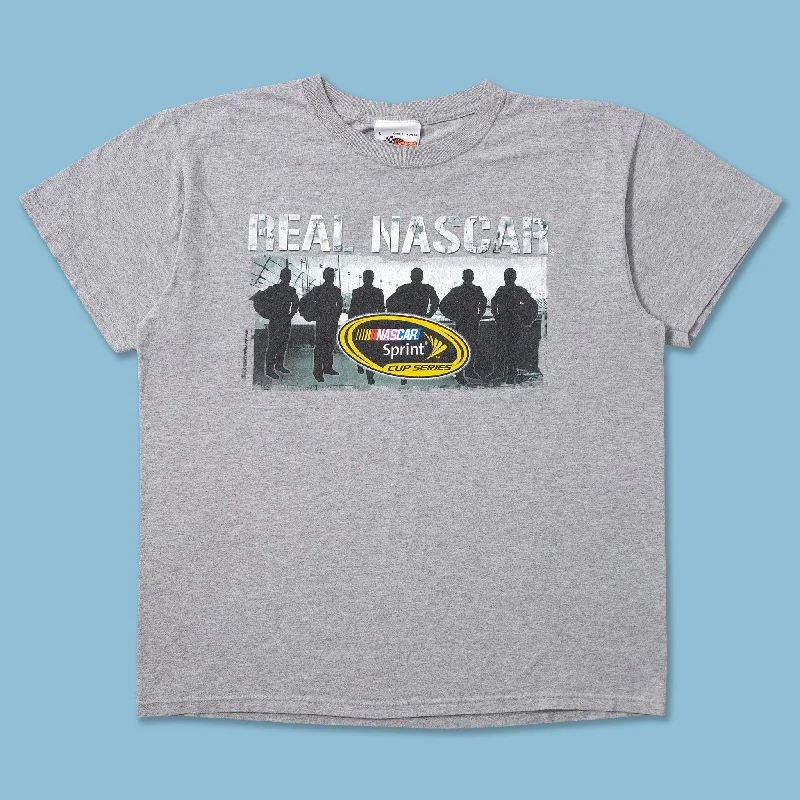 Retro Woolen Jacket Vintage Nascar Racing T-Shirt Large