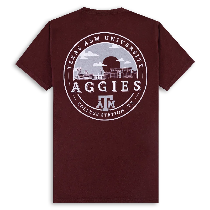 Fashionable In The Times Texas A&M Zoom into Aggieland T-Shirt