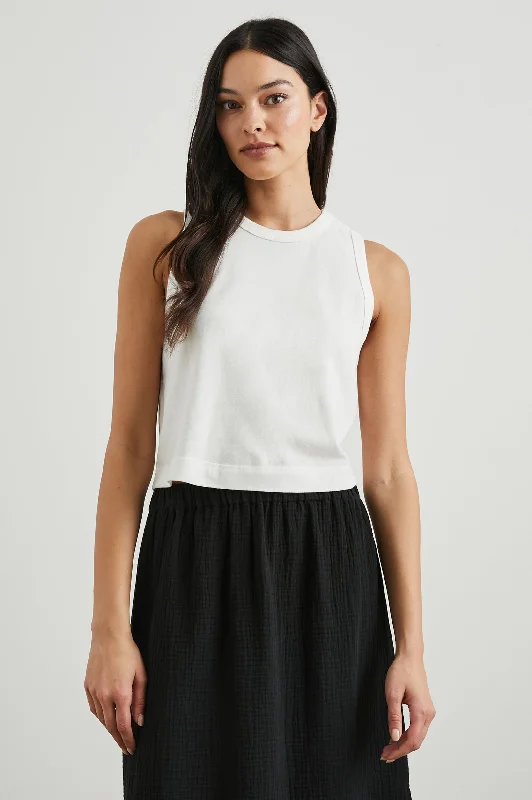 Short Design THE BOXY TANK - WHITE