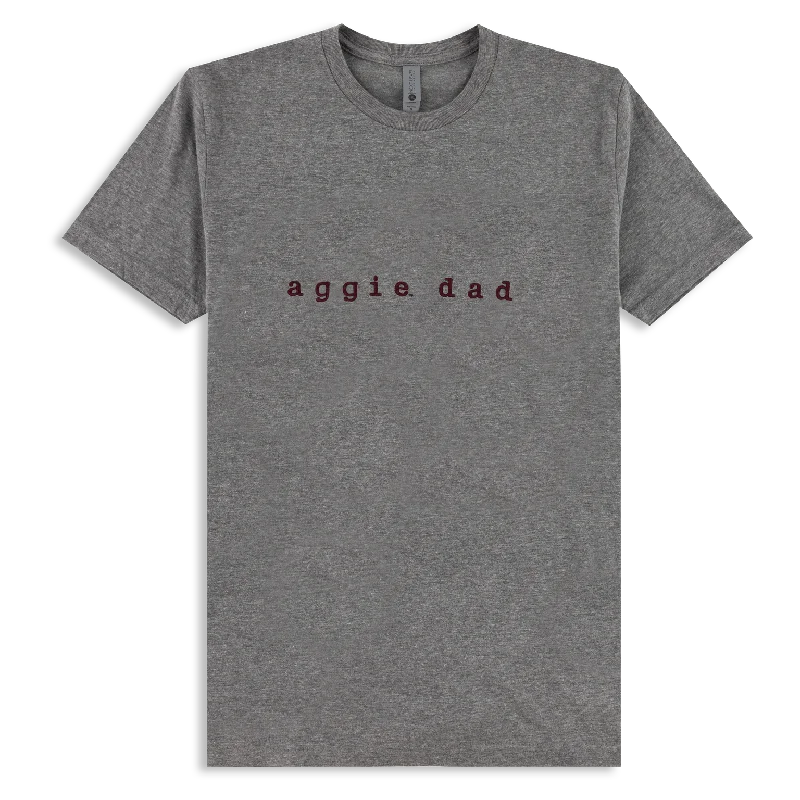 Effortless Style Embroidered Aggie Dad T-Shirt
