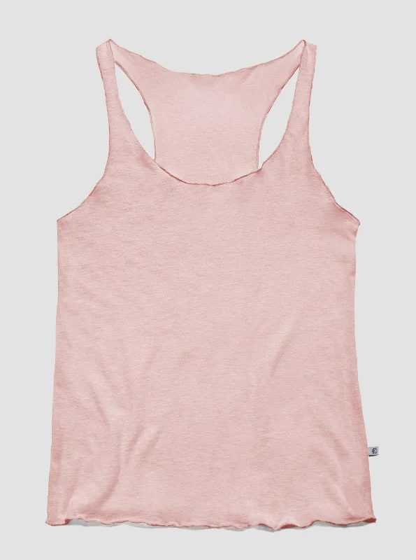 Sports And Leisure 100% Organic Cotton Roller Tank - Mauve