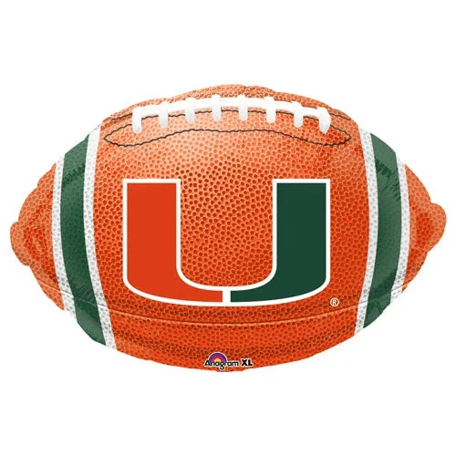 Ethnic Style 17 inch UNIVERSITY OF MIAMI JUNIOR SHAPE