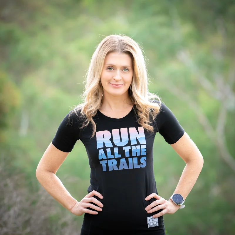 Comfortable And Casual Altitude Tee - Run All The Trails