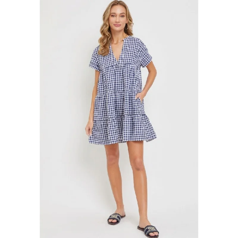 Easy Fashion Bodydoll Gingham Dress, Flowy Comfort & Timeless Charm for Every Occasion Easy Fashion Bodydoll Gingham Dress, Flowy Comfort & Timeless Charm for Every Occasion