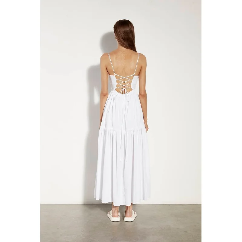 Playful Style Enza Costa - Open Back Tiered Dress
