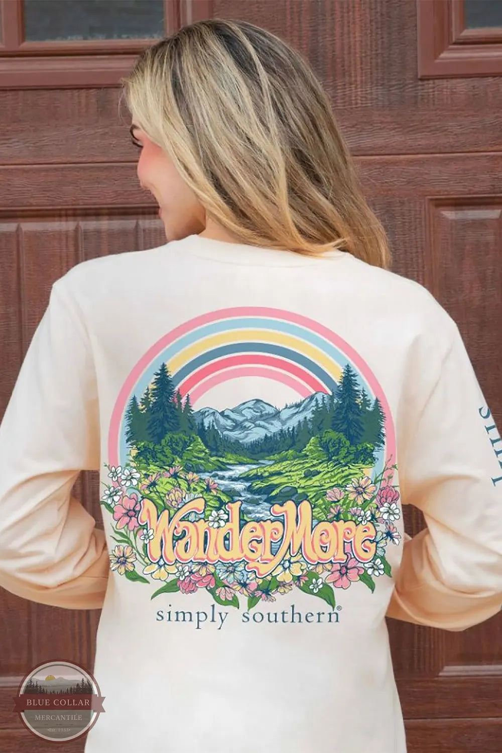Stylish Wear LS-WANDER-WHISPER Wander More Long Sleeve T-Shirt