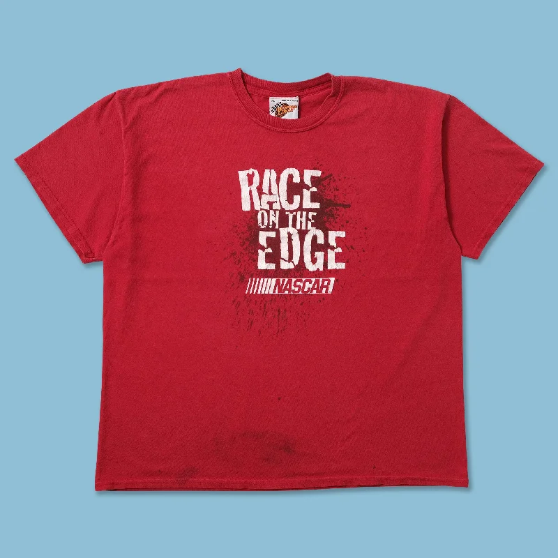 Fresh And Simple Vintage Nascar Race On The Edge T-Shirt XLarge