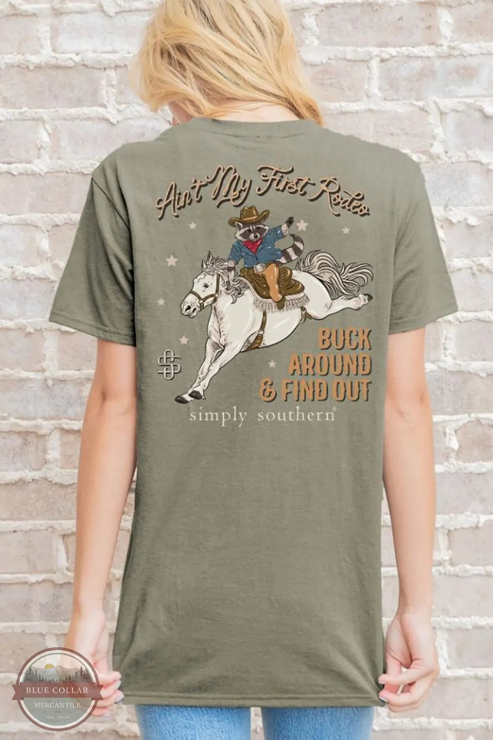 Weekend Wear Ain't My First Rodeo Short Sleeve Short SS-FIRSTRODEO-PRDUST