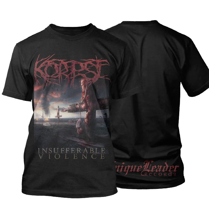 Relaxed Fit Korpse "Insufferable Violence" T-Shirt