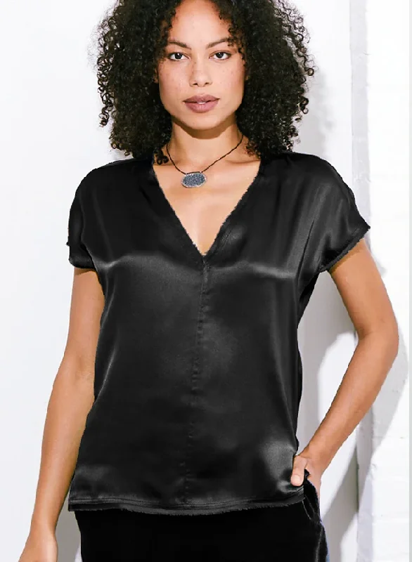 Spring Fashion T1232s Go Silk Go Raw Revisited Tee Luxe