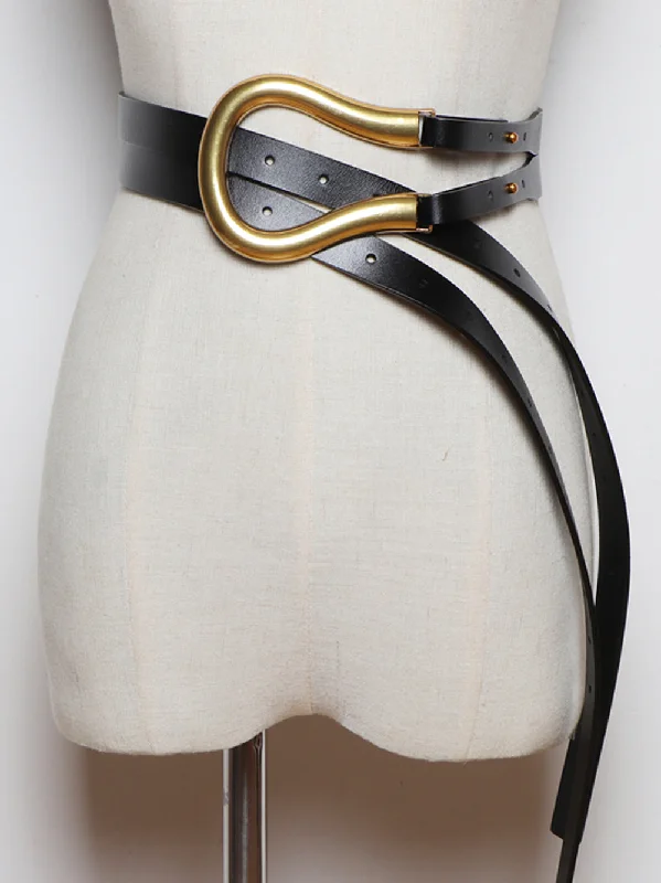Everyday Comfort U Leather Belt