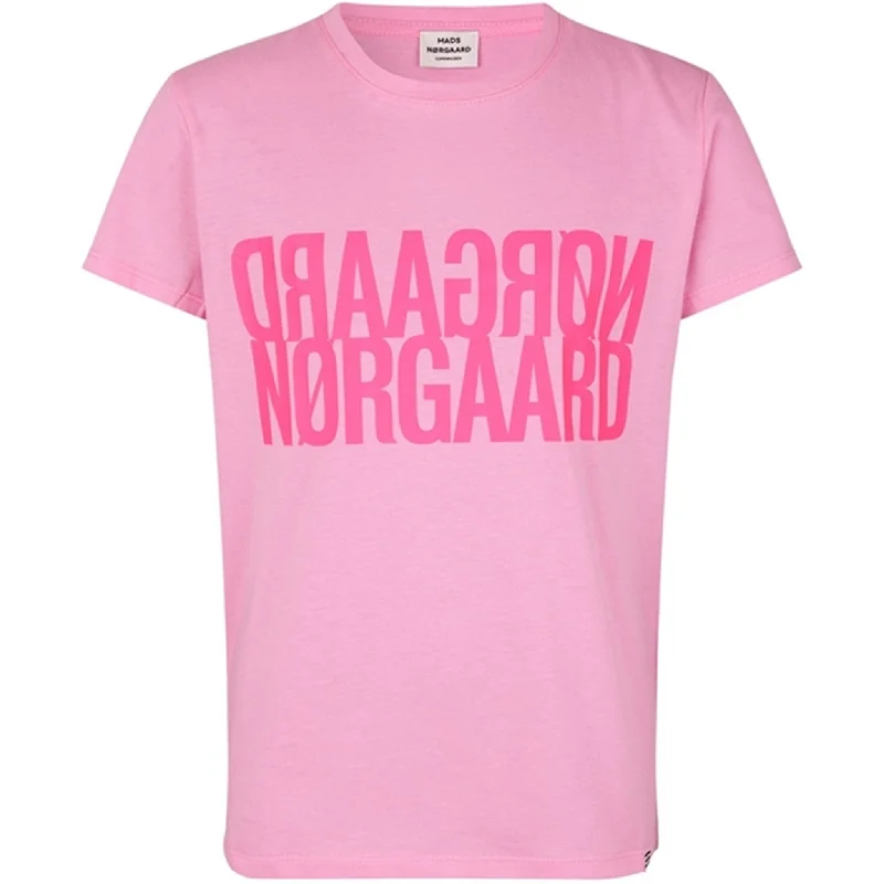 Effortless Elegance Mads Nørgaard Single Organic Tuvina T-shirt Begonia Pink