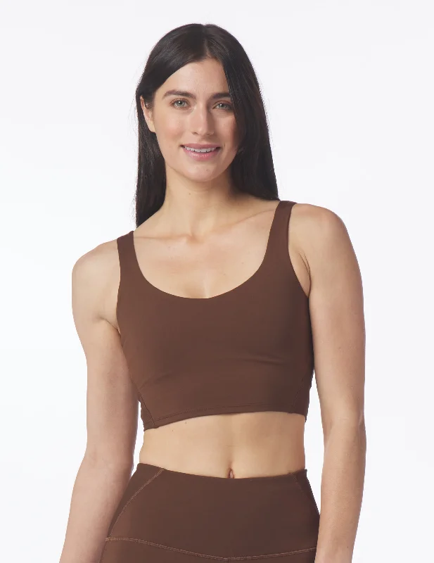 Ultra-lightweight Tone Up Bra: Espresso