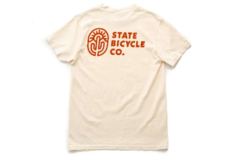 Fashion And Simplicity State Bicycle Co. - "Designed in the Desert" - T-Shirt (Ivory)
