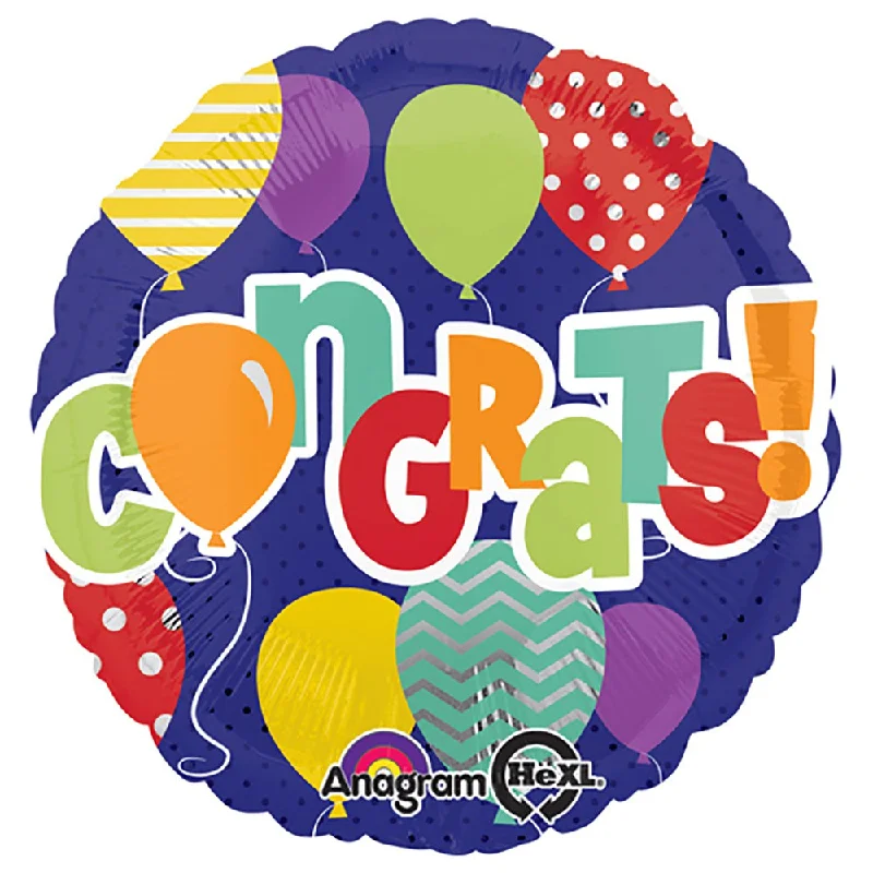 Soft Comfort 18 inch CONGRATS! IN BALLOONS