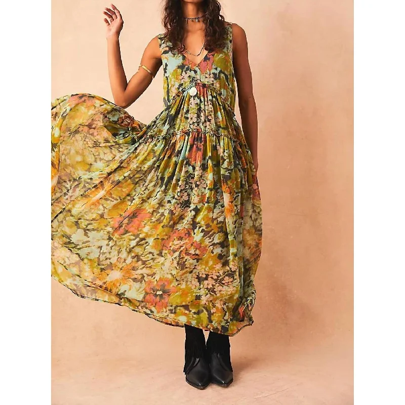 Classic Retro Free People - Julianna Maxi Dress