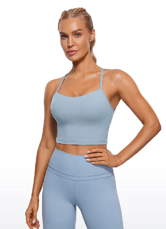 Celebrity Style Butterluxe Y Back Built-in Bra Tanks