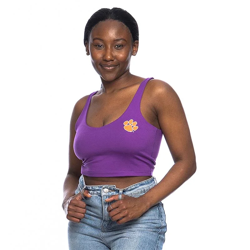 Classic Retro Clemson V-Neck Gameday Tank