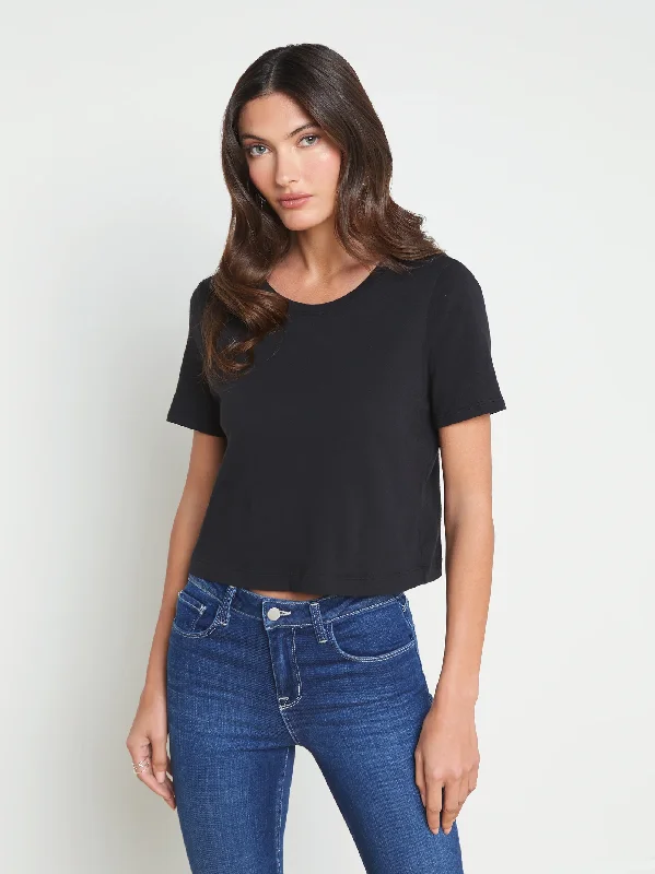 Street Sports Shoes 5768OCJb L'Agence Donna Cotton Cropped Tee