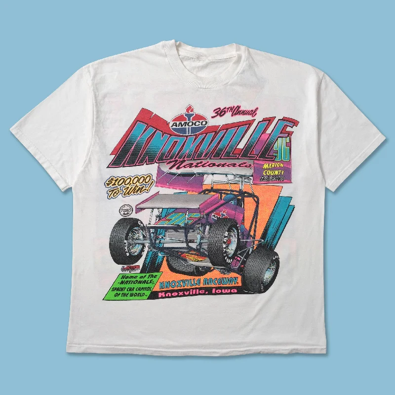 Retro Style 1996 Knoxville Drag Racing T-Shirt Large