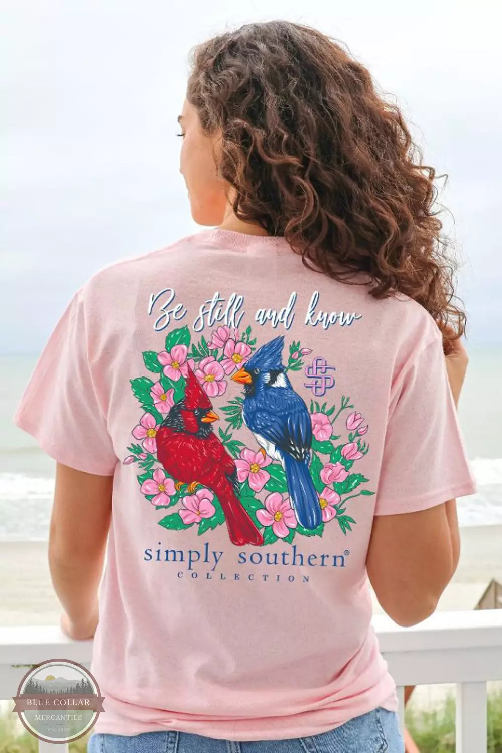 Versatile Style SS-CARDINAL-LOTUS Be Still and Know T-Shirt