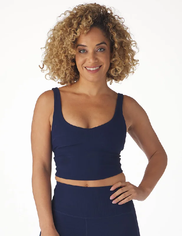 Elegant And Simple Sculpt Tank: Indigo