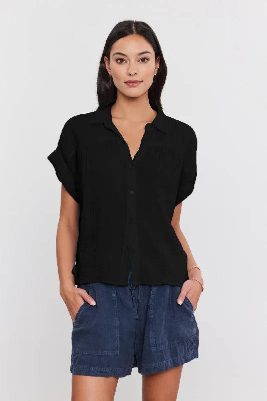 Leisure Travel JULIETA COTTON GAUZE SHIRT
