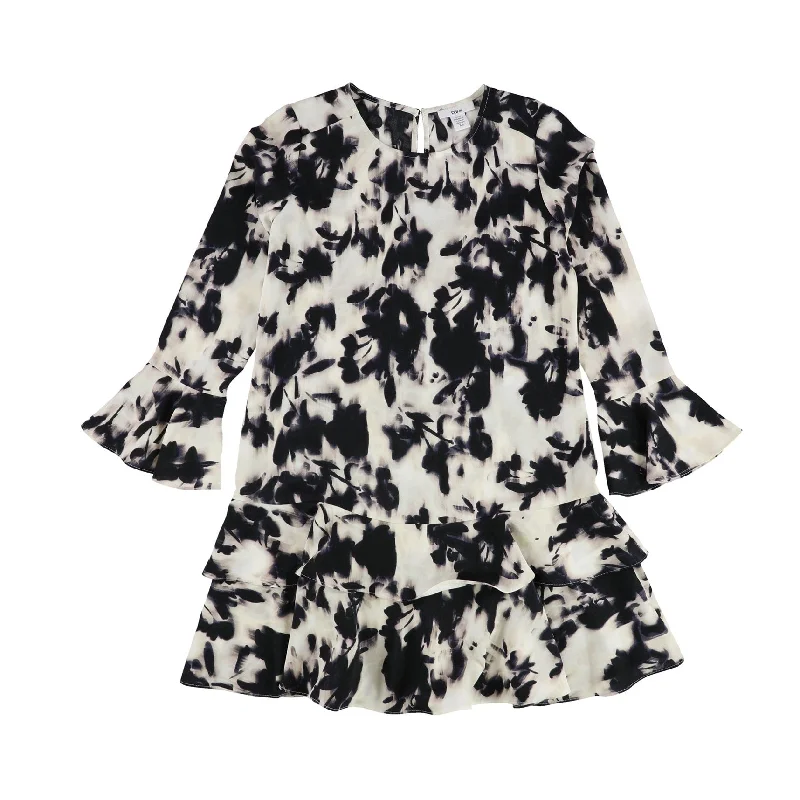 Fashion Touch Bar Iii Womens Printed Tiered Dress