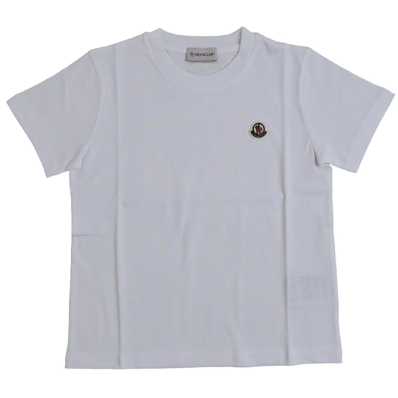 Lace Design Moncler T-Shirt White