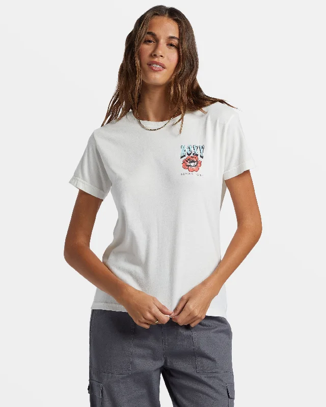 Fashion Classic Iconic Sun Boyfriend T-Shirt - Snow White