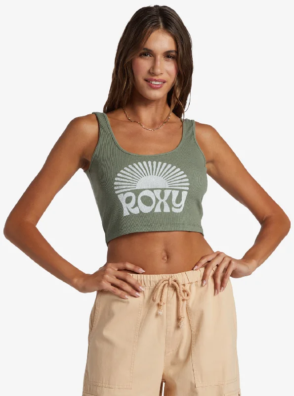Breathable Comfort Rise And Shine Dive In Tank - Agave Green
