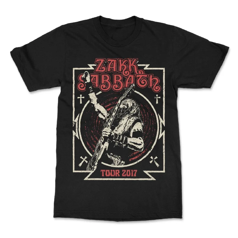 Personalized Design Zakk Sabbath "Tour 2017" T-Shirt