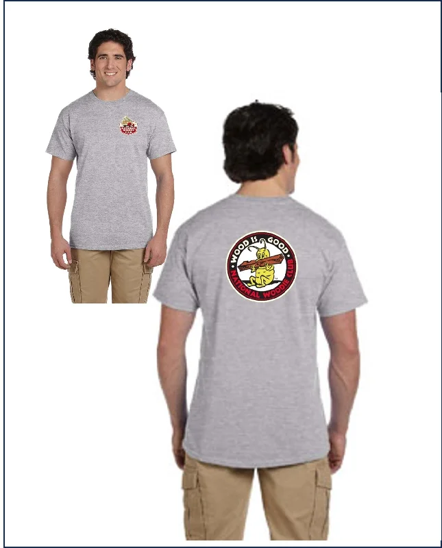 Stunning Fashion Woodie Club WOOD IS GOOD T-Shirt (2 SIDED PRINT)