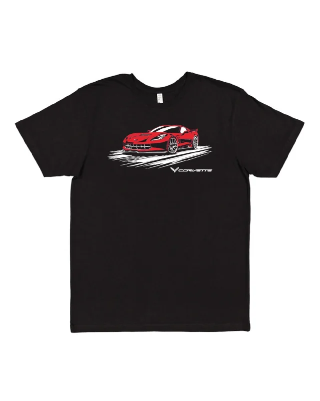 British Style Chevrolet Corvette C7 T-shirt
