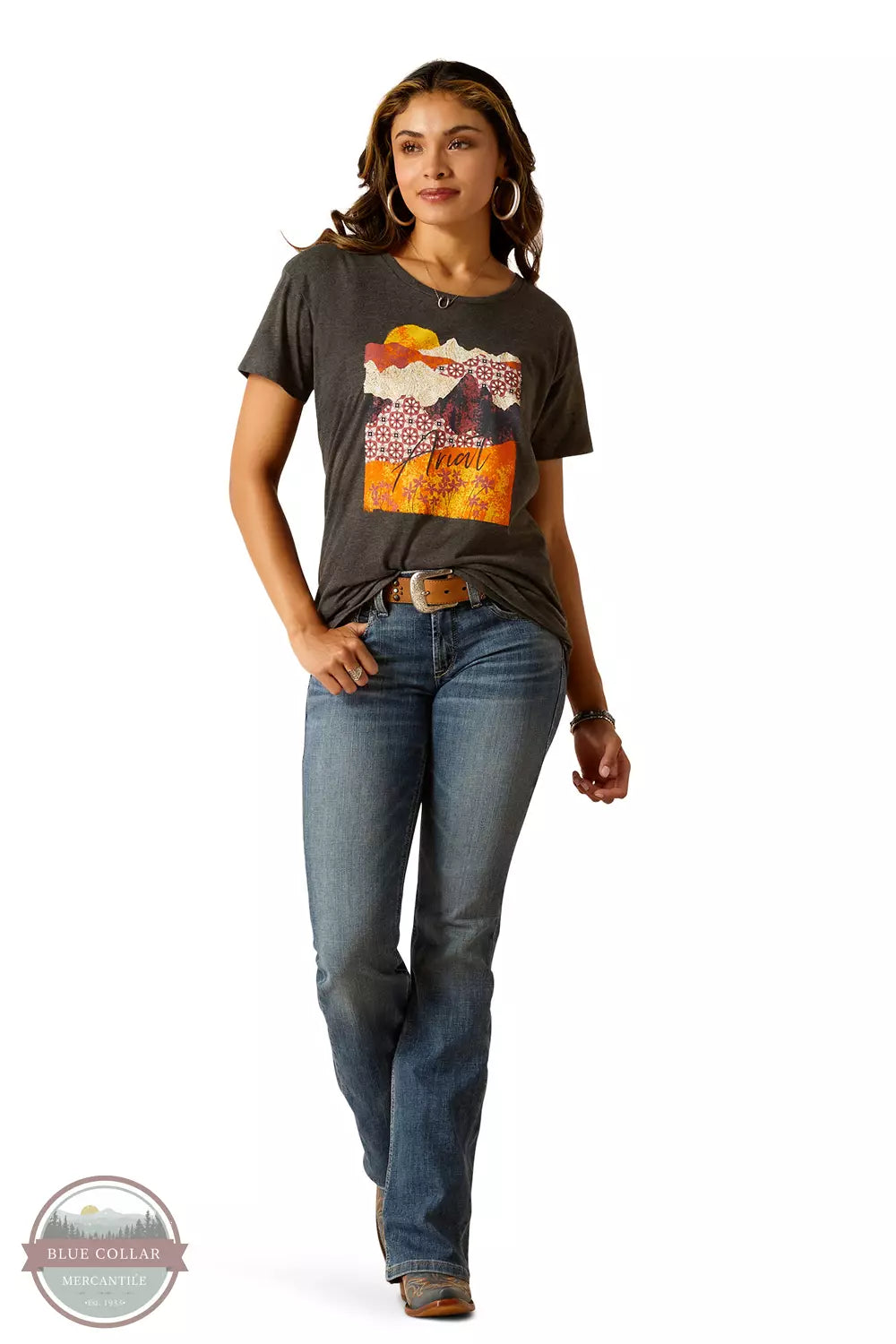 Cozy Layers Mountain Patterns Short Sleeve T-Shirt 10051771