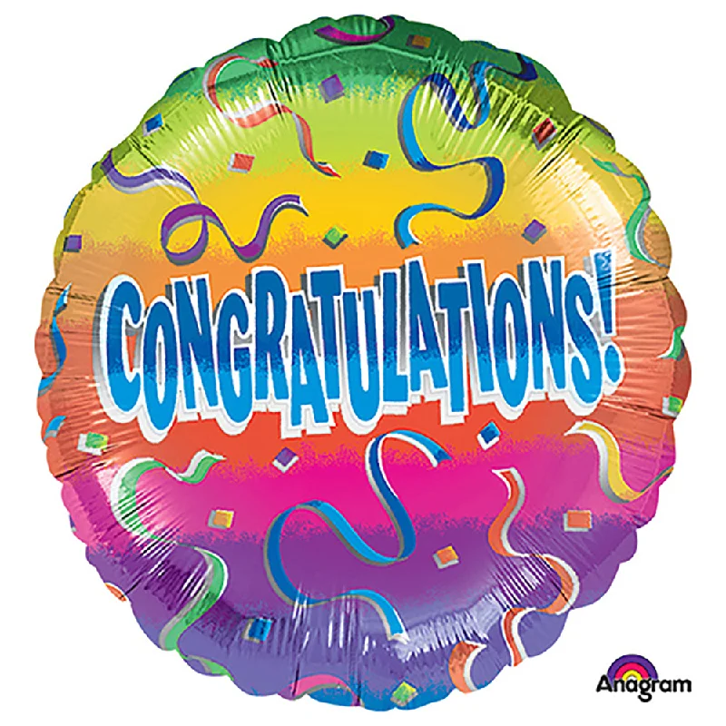 Fashion Comfort 18 inch CONGRATS RAINBOW