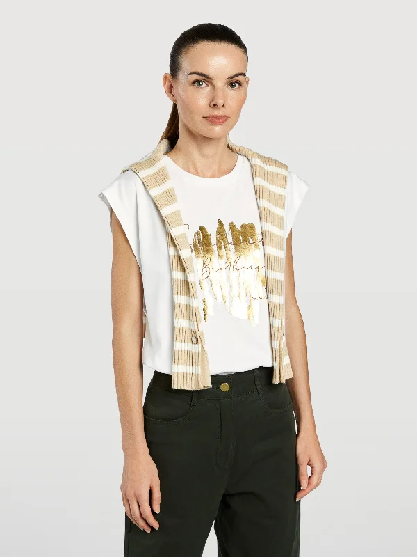 Preview New Products Foil Print T-Shirt