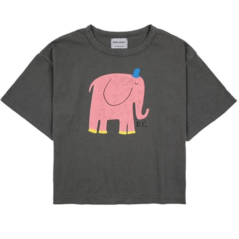 All-Day Comfort Bobo Choses Dark Grey The Elephant T-Shirt