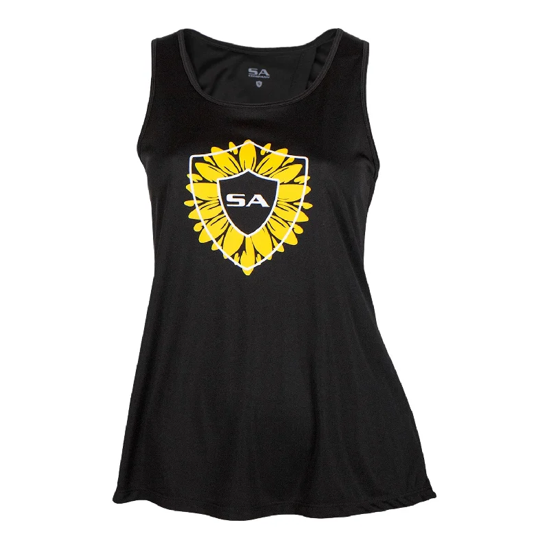 Outdoor Trend Tie Tank | Black | Sunflower