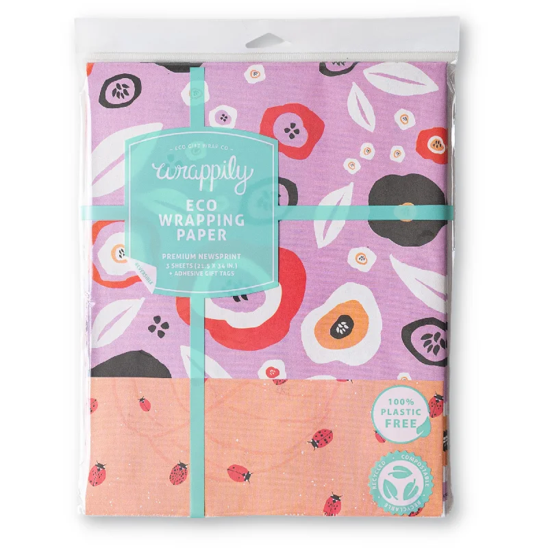 Elegant Tailoring Seeds & Leaves / Everyday Gift Wrap Set