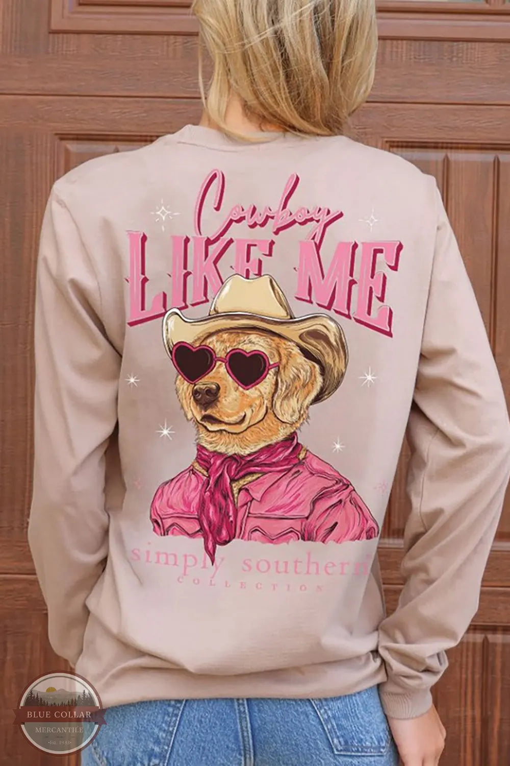 Basic Comfort Cowboy Like Me Long Sleeve Shirt LS-LIKEME-MOCHA