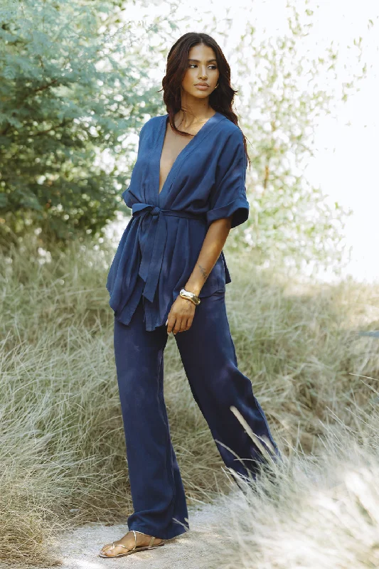 Leisure Travel ZOE PANTS - NAVY