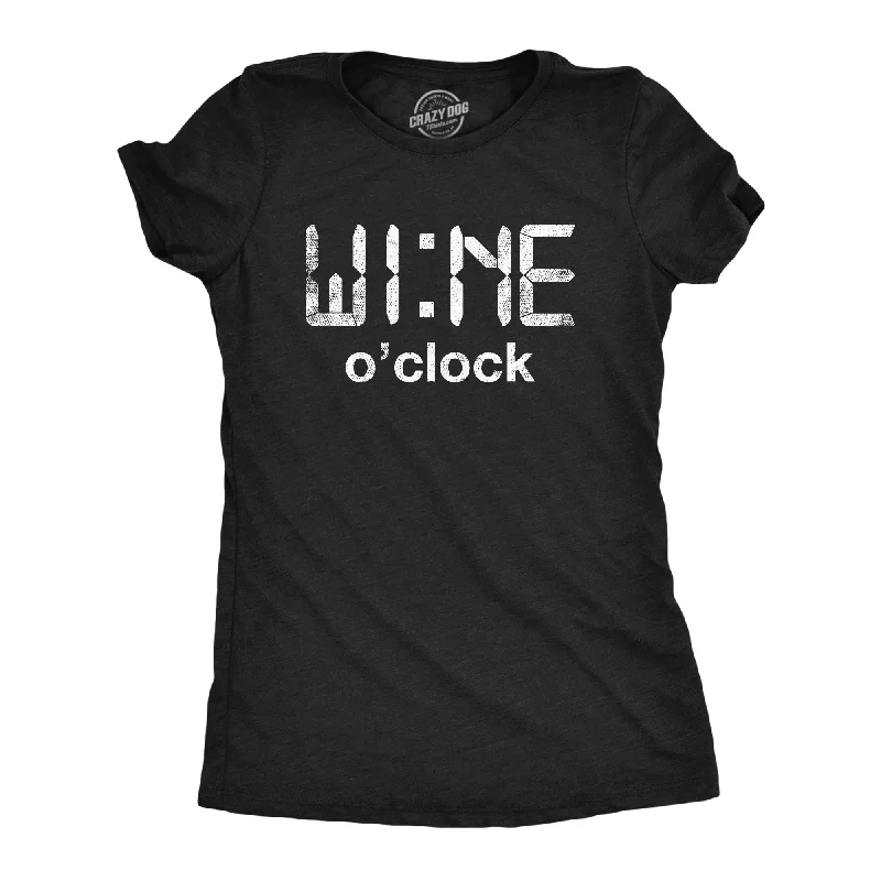 Comfortable And Cold-proof Wine O Clock Women's T Shirt