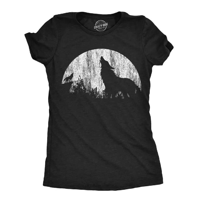 Celebrity Style Moon Wolves Women's T Shirt